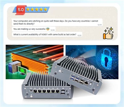 Thov Soars rau N3061 Raws li cov neeg siv qhuas Fanless N3061 Lub Zog Tsis Txaus